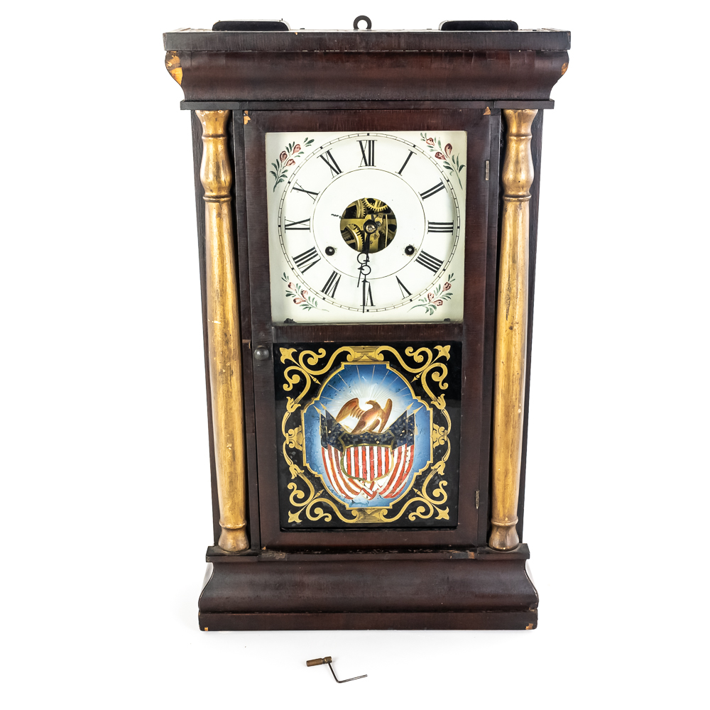 Antique Seth Thomas Patriotic Wall Clock