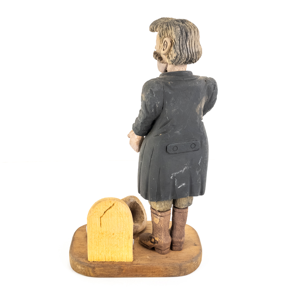 Hand-Carved Wooden Folk Art - Doc Holliday