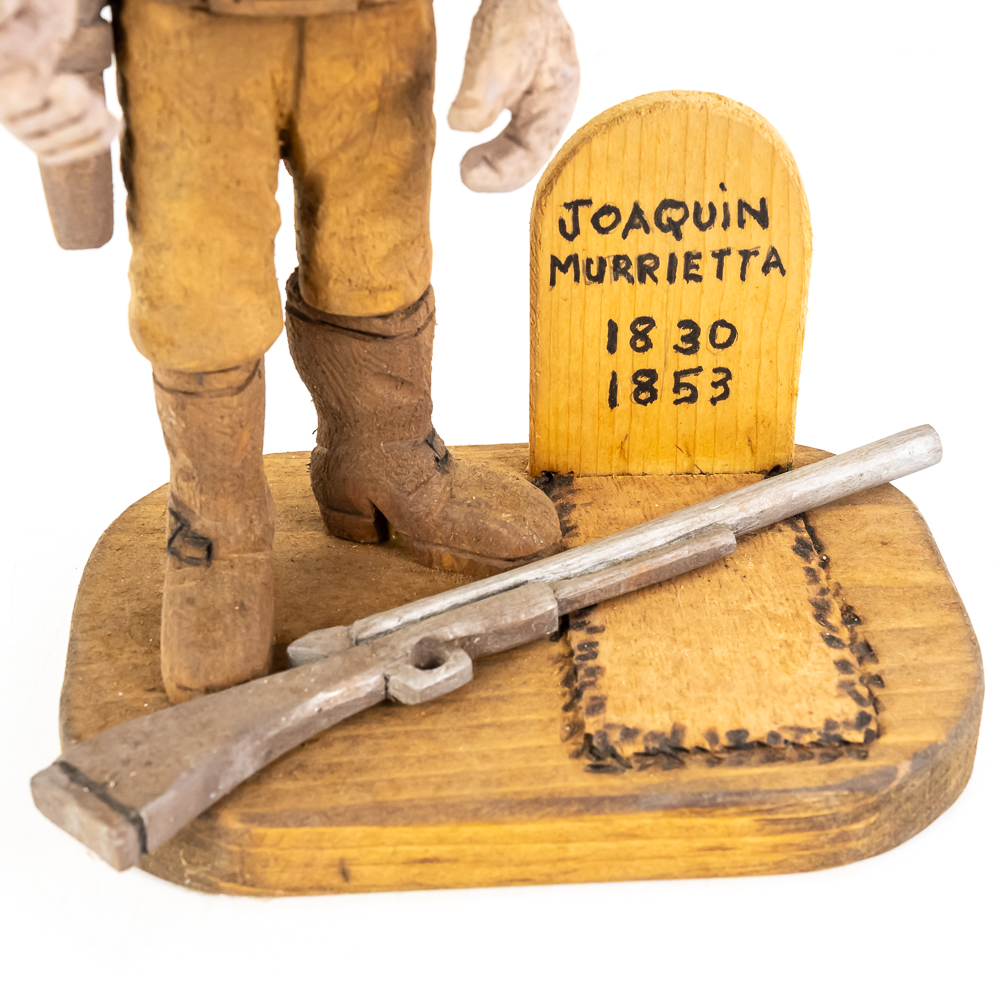 Hand-Carved Wooden Folk Art - Joaquin Murrieta