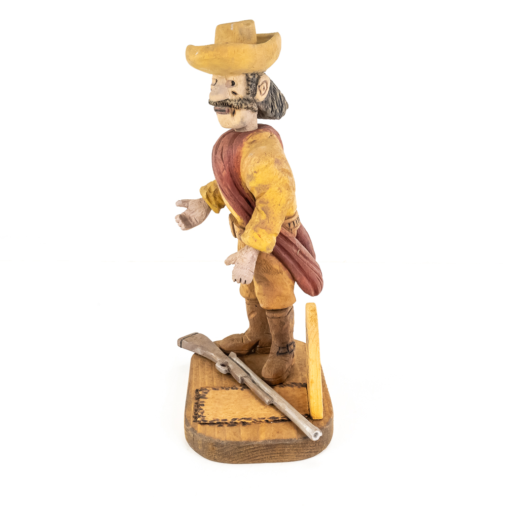 Hand-Carved Wooden Folk Art - Joaquin Murrieta