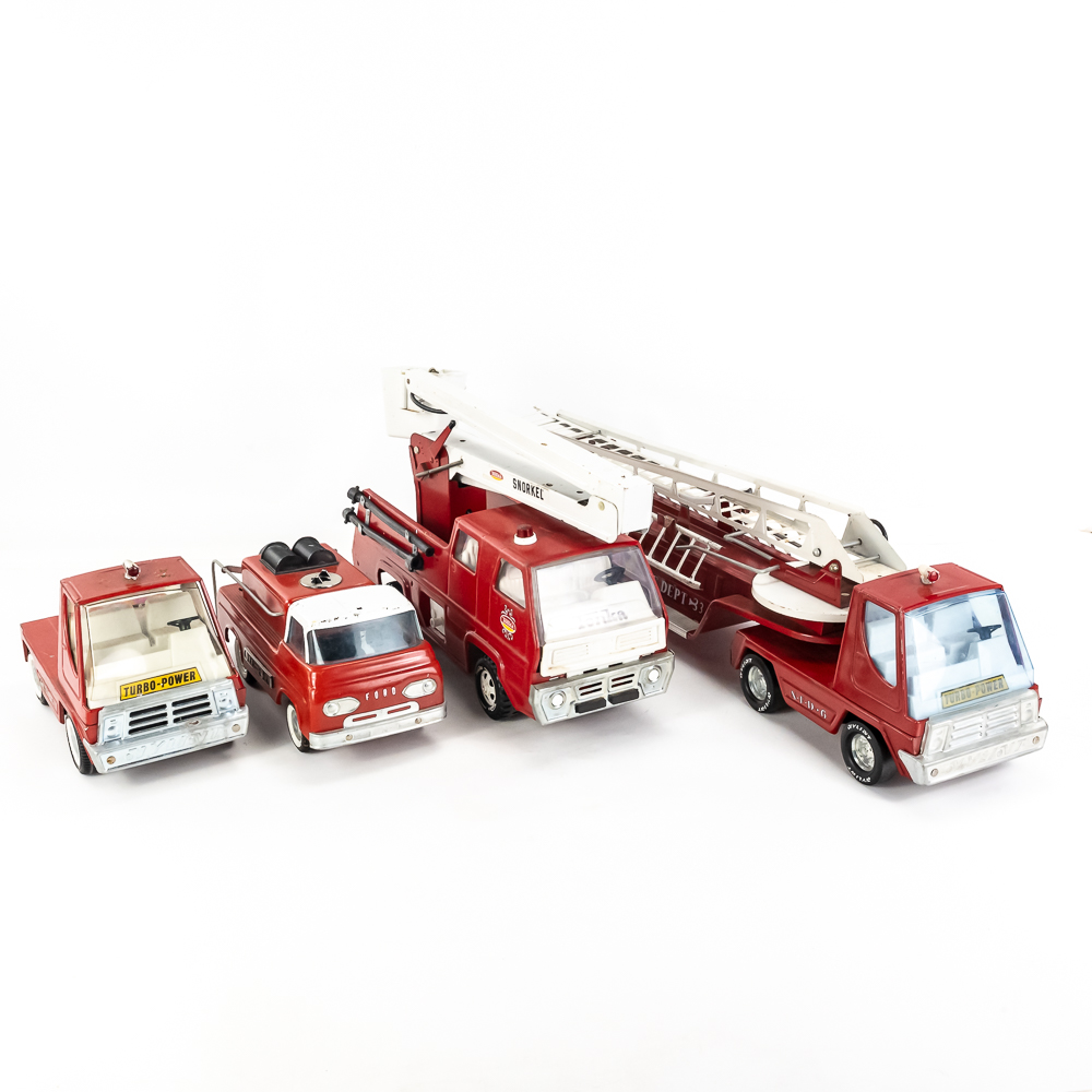 Nylint NFD #6 Ladder Tonka Snorkel Fire Truck +