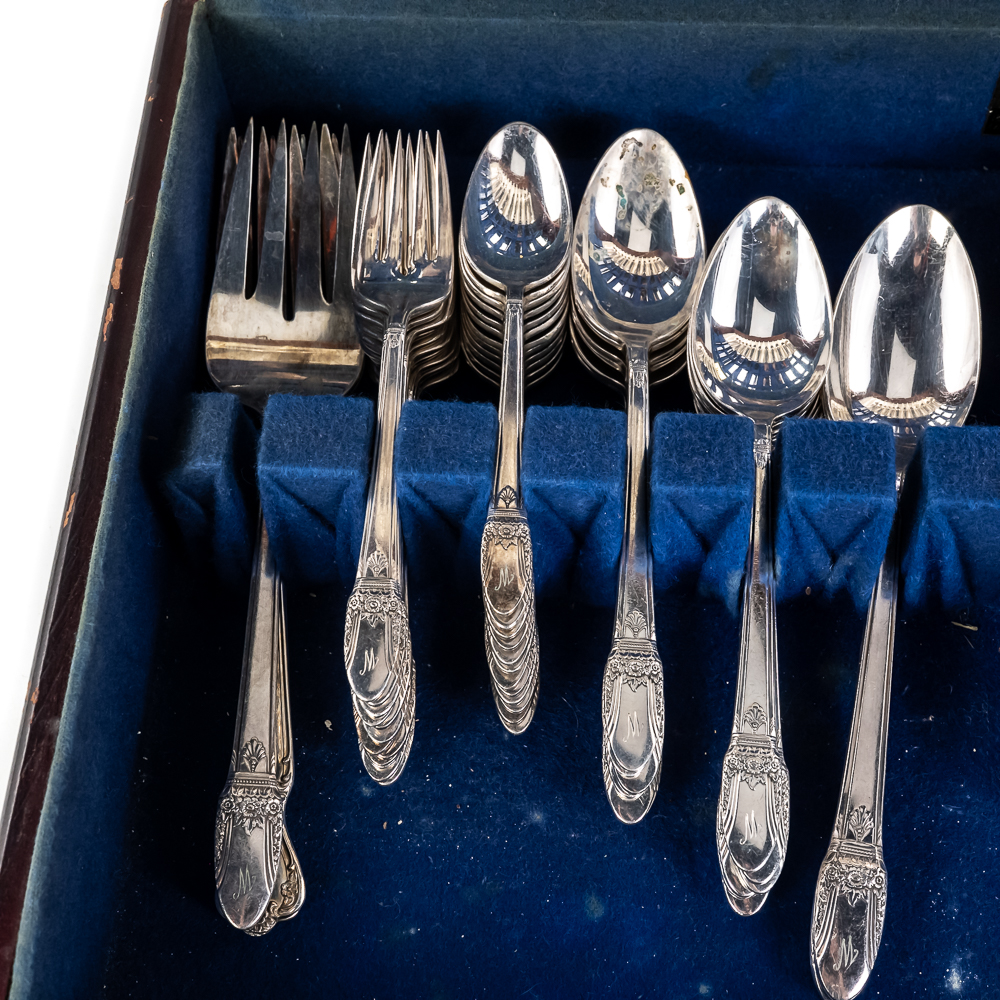 (2) Rogers & Bros Silver-Plated Flatware Sets