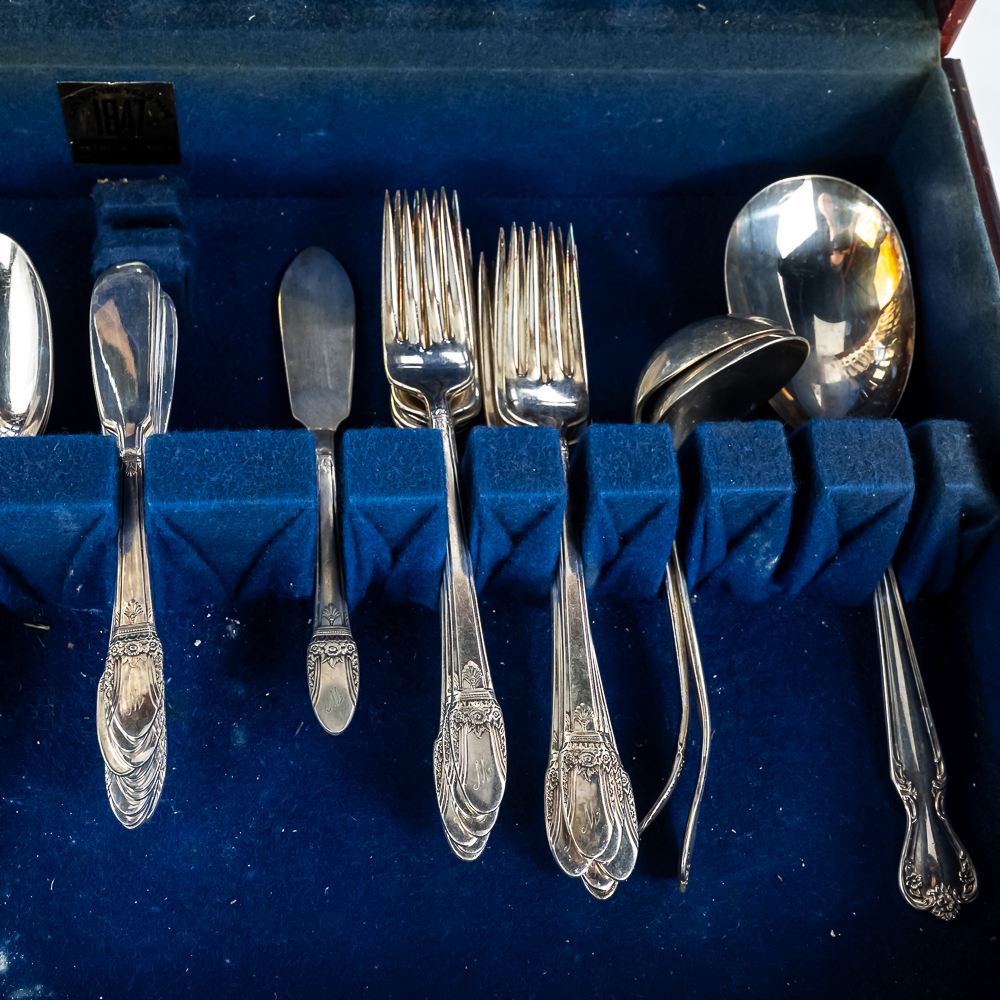 (2) Rogers & Bros Silver-Plated Flatware Sets