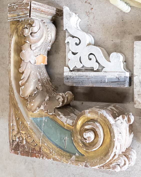 Carved Wooden Architectural Fragments