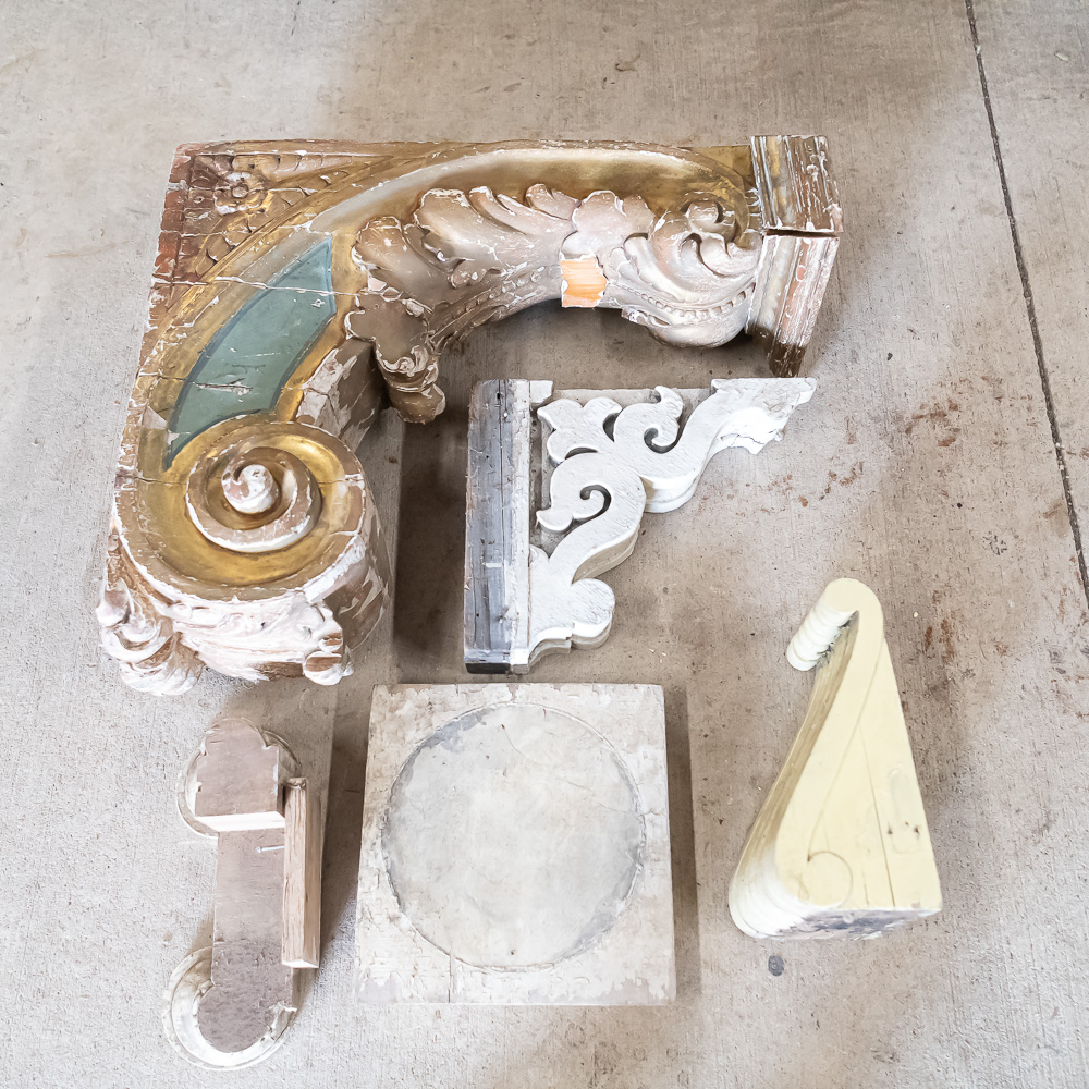 Carved Wooden Architectural Fragments
