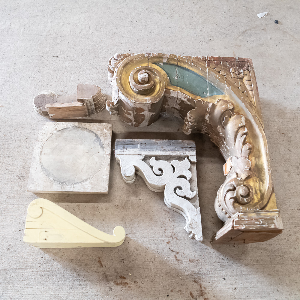 Carved Wooden Architectural Fragments