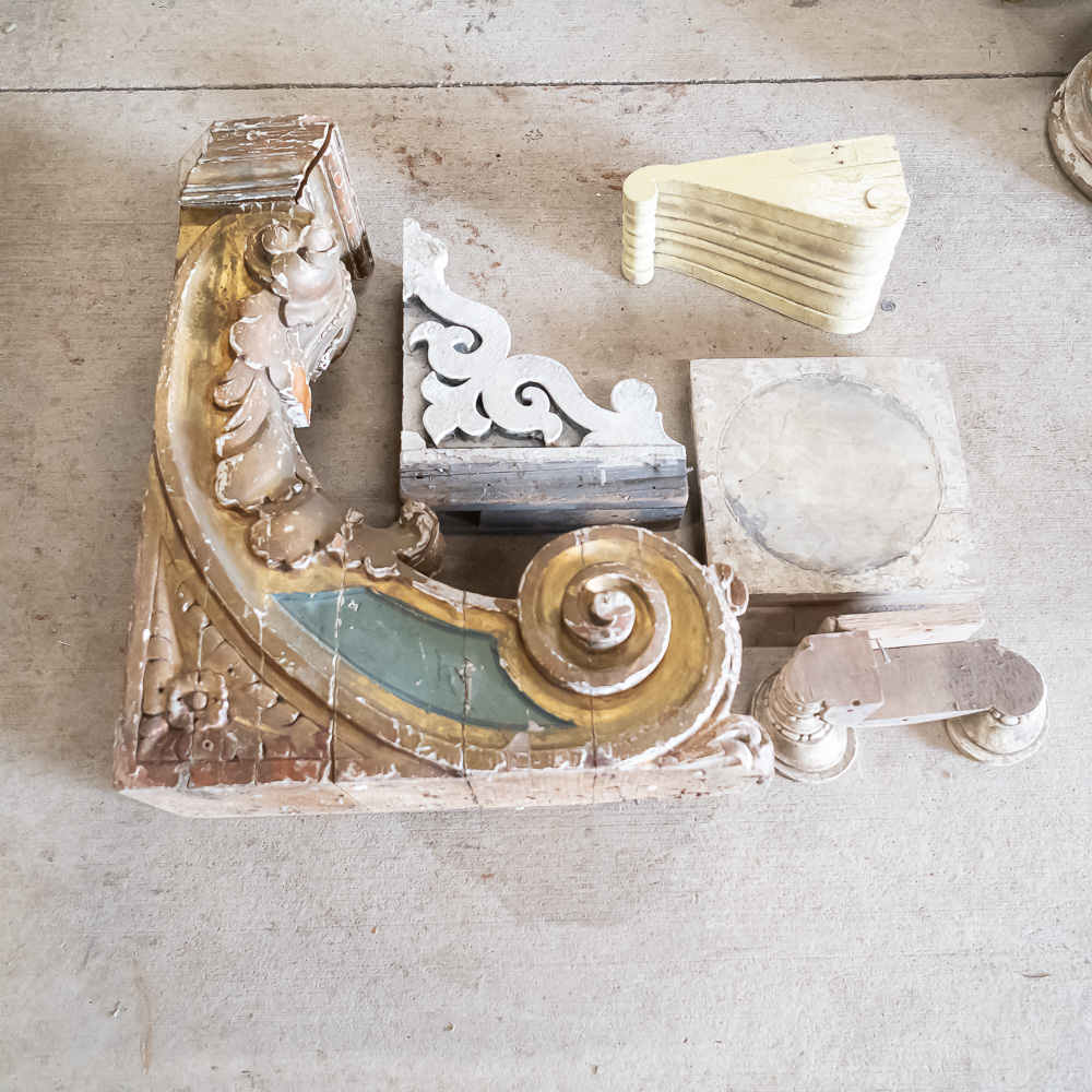 Carved Wooden Architectural Fragments
