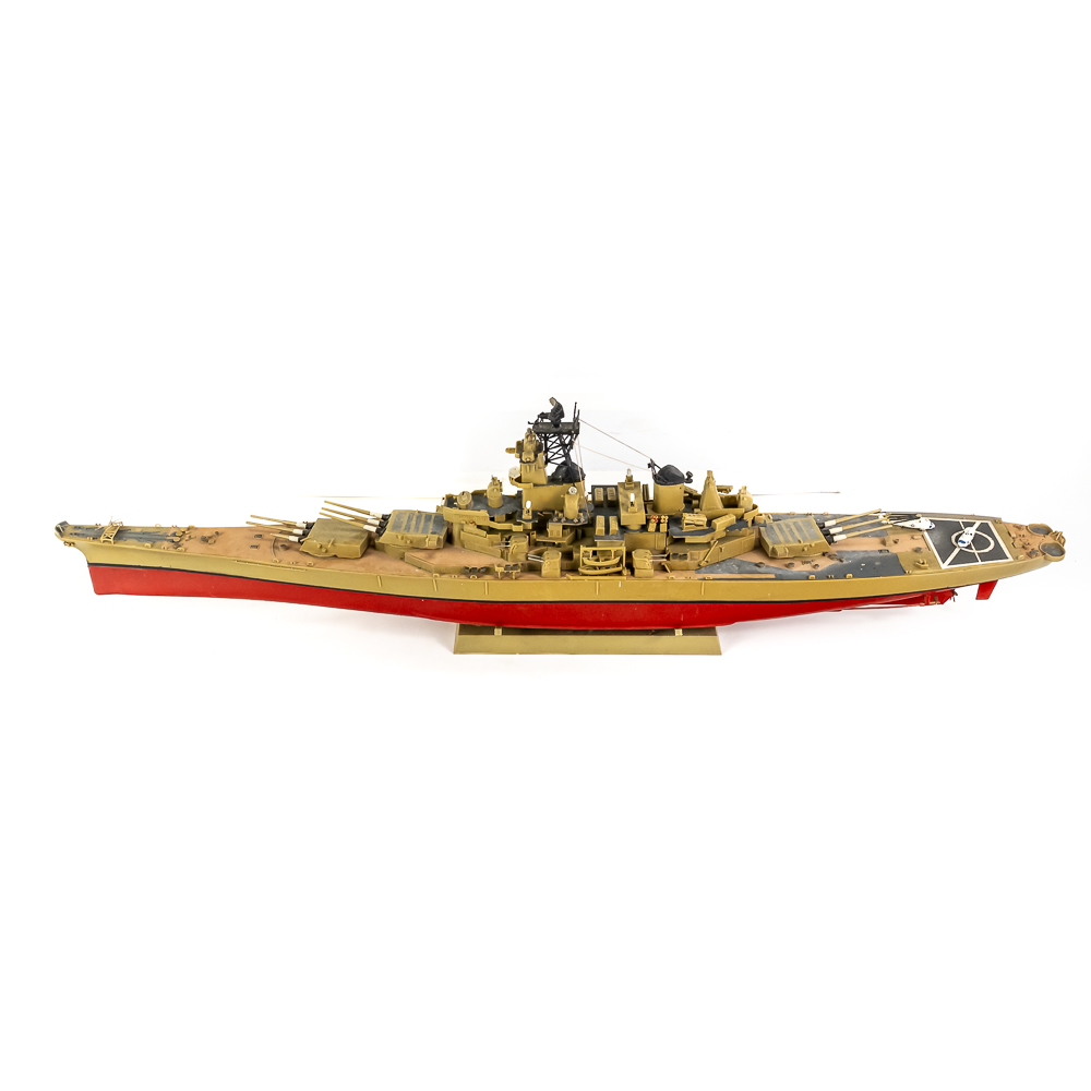 (4) Bismark Battleship Assembled Toy Models