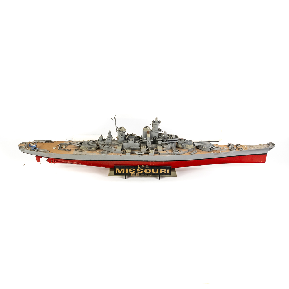 (4) Bismark Battleship Assembled Toy Models