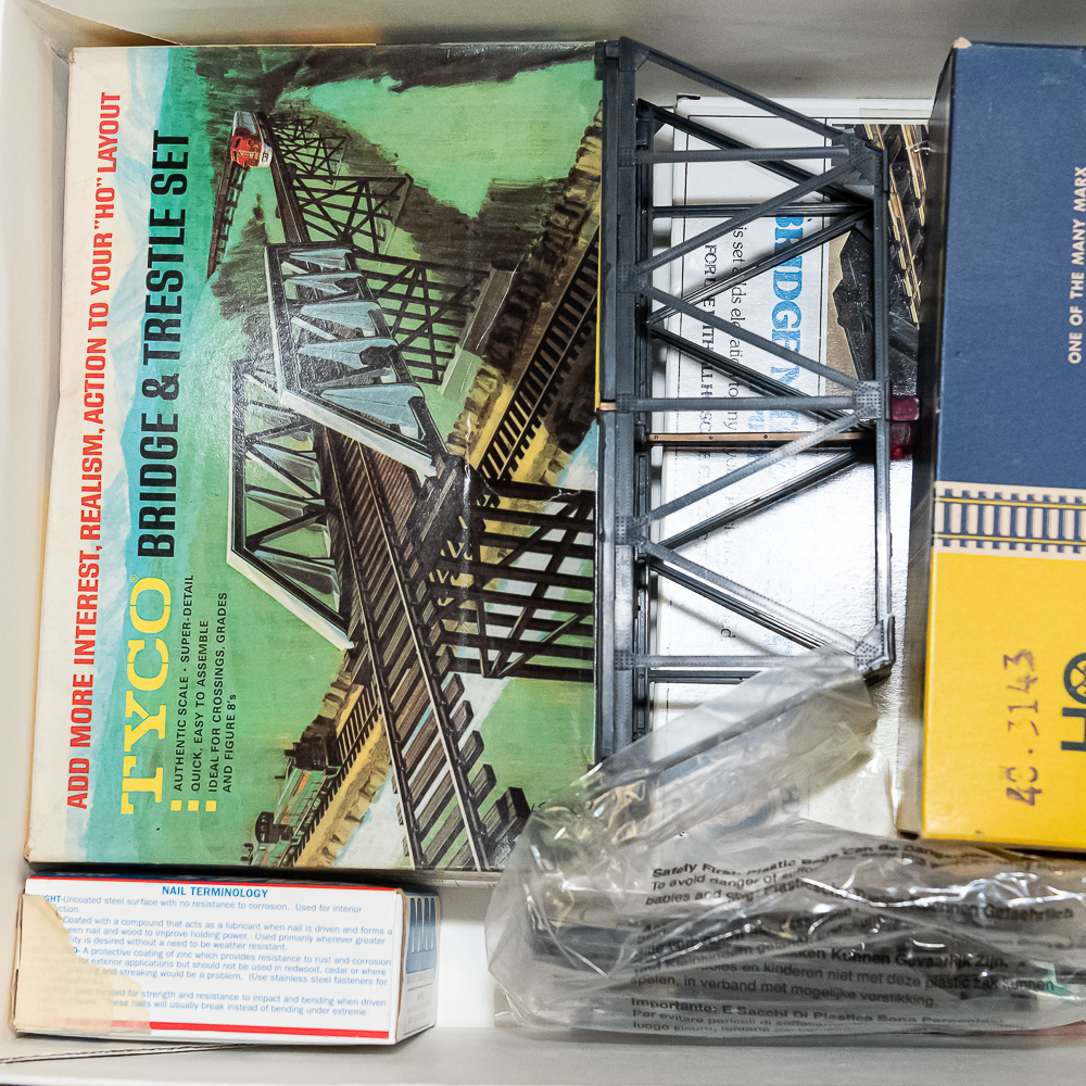 HO Scale Train Accessory Assortment Building &More