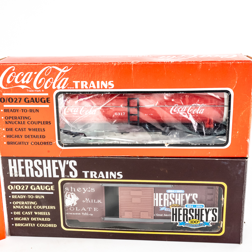KLine Coke & Hershey's Commemorative Railway Cars