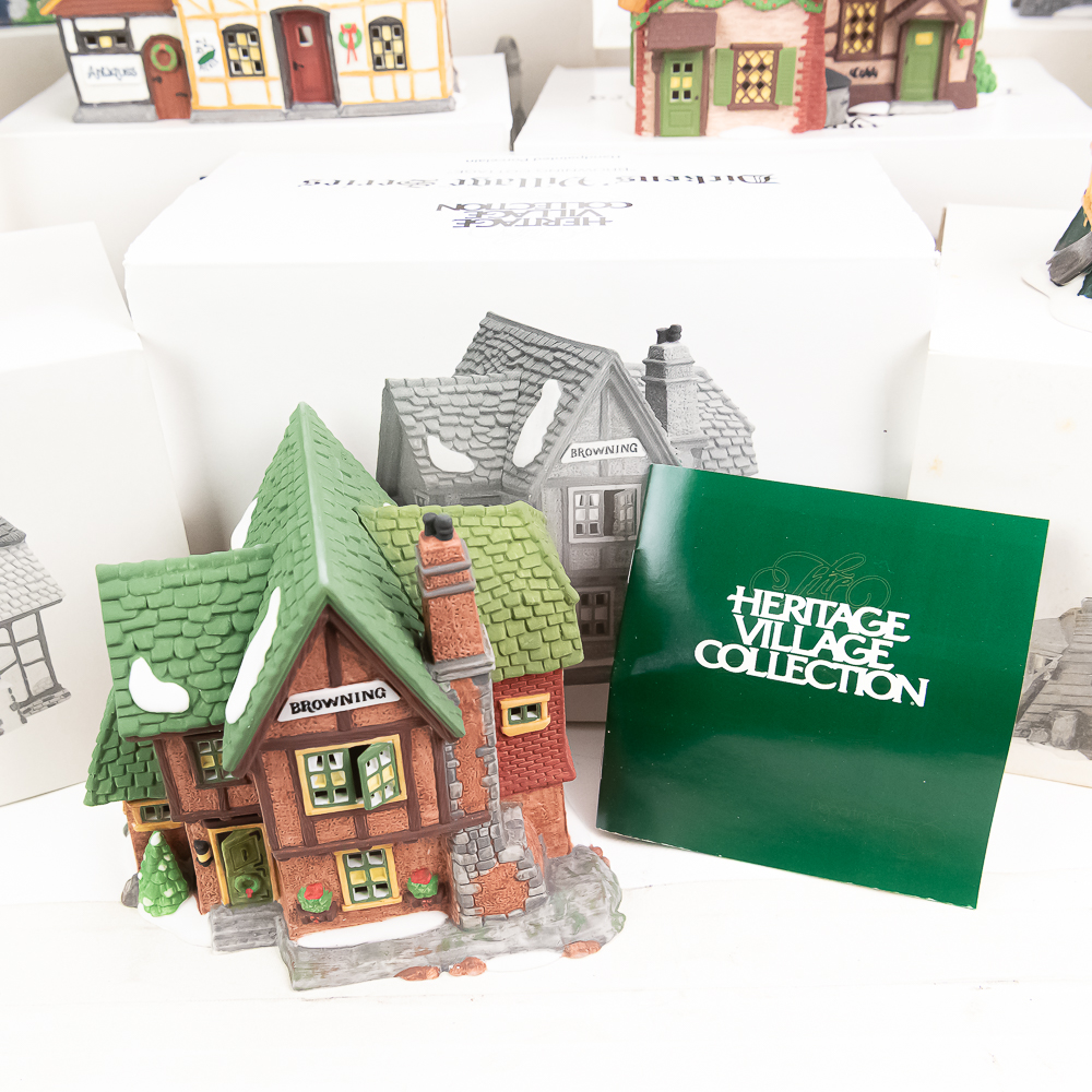 Dickens Village Heritage Village Painted Porcelain