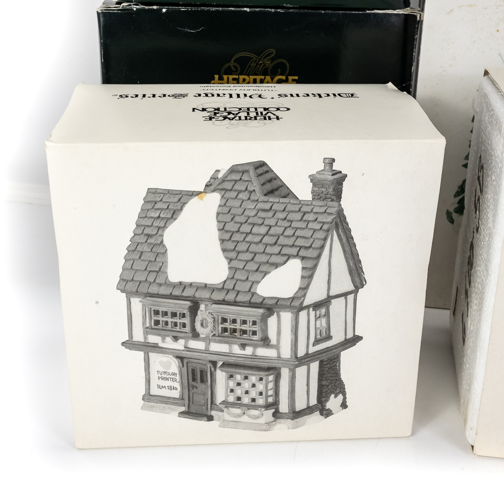 Dickens Village Heritage Village Painted Porcelain