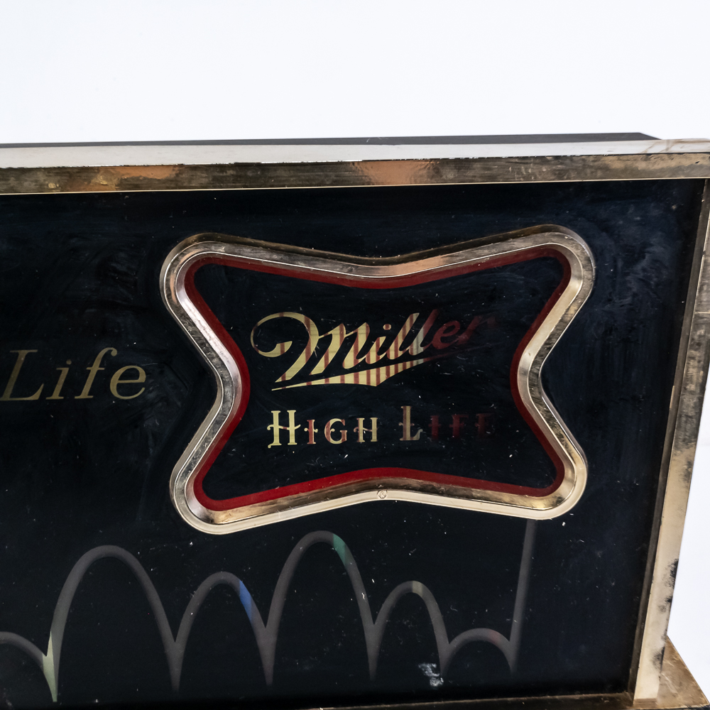 Vintage Miller High Life Bouncing Ball Motion Sign