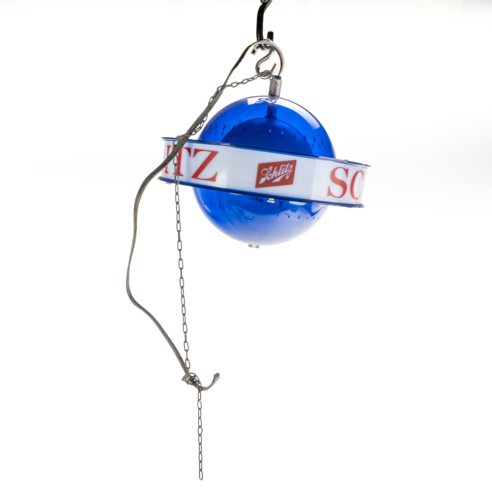 Vintage Schlitz Beer "Saturn-Style" Rotating Light