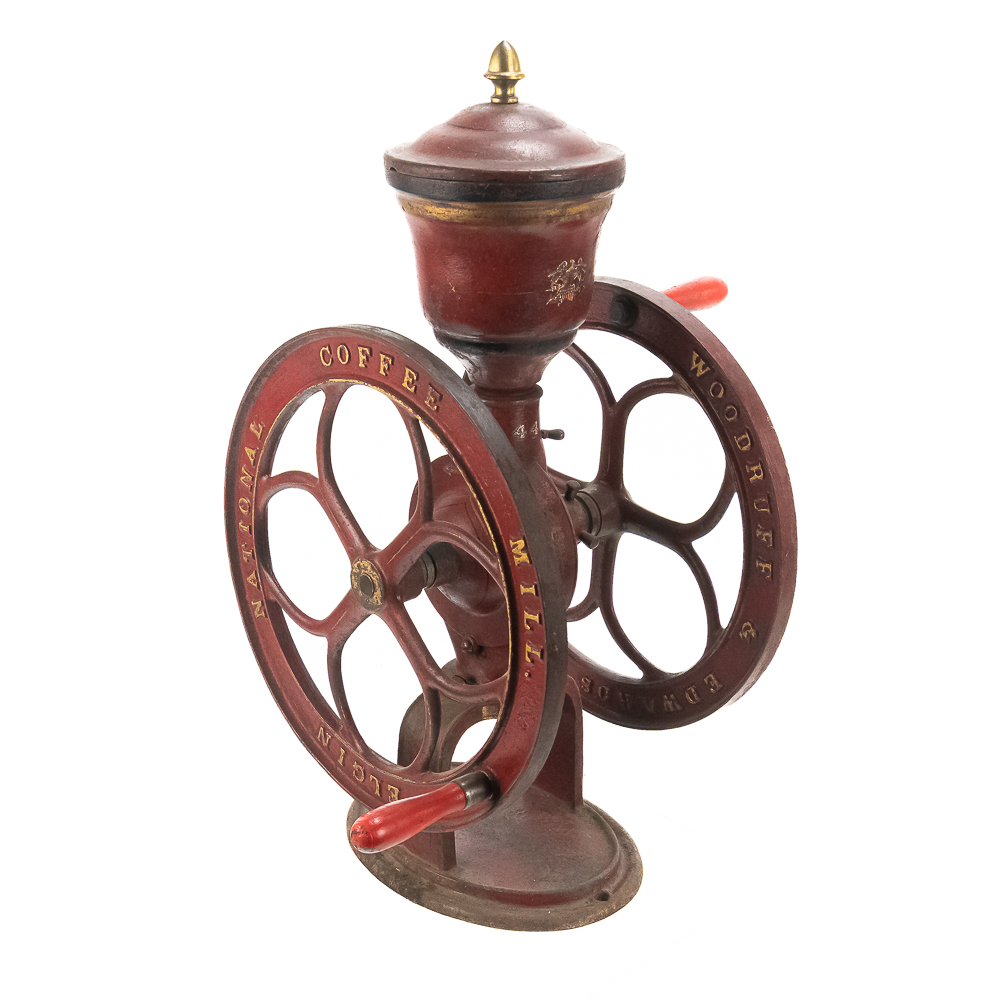 Antique Elgin National Double-Wheel Coffee Mill