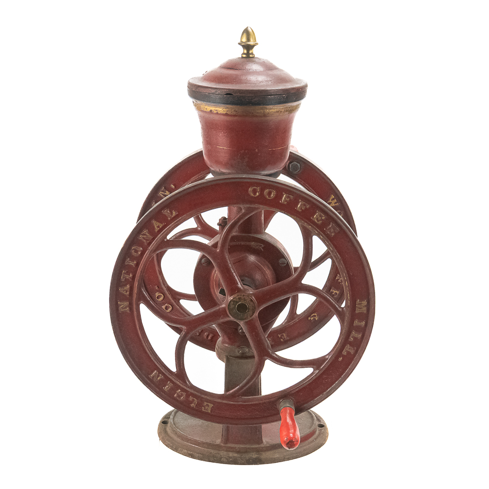 Antique Elgin National Double-Wheel Coffee Mill