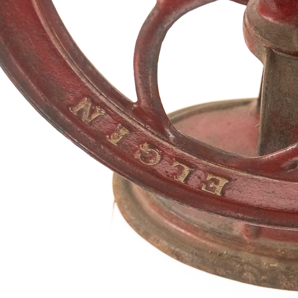 Antique Elgin National Double-Wheel Coffee Mill