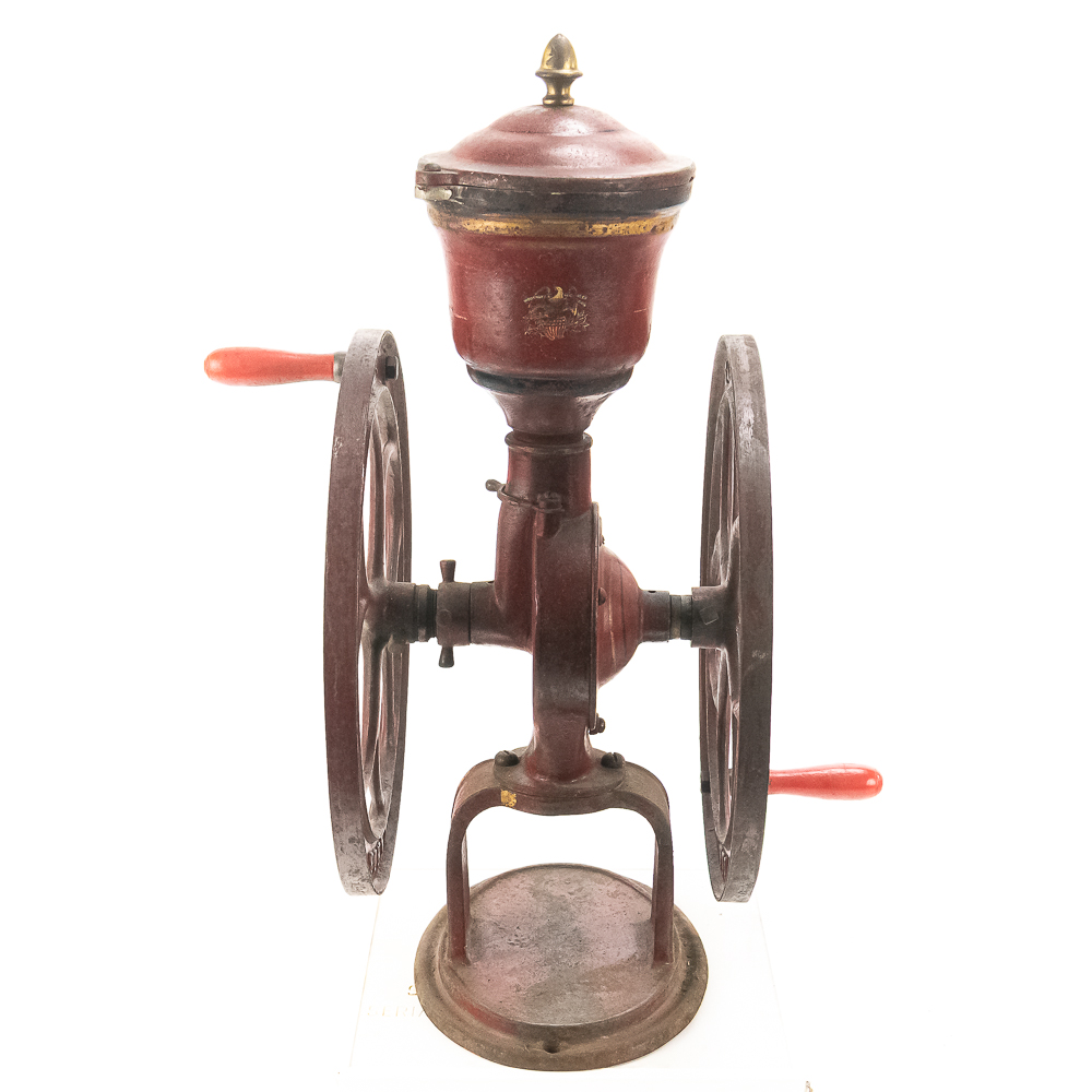 Antique Elgin National Double-Wheel Coffee Mill