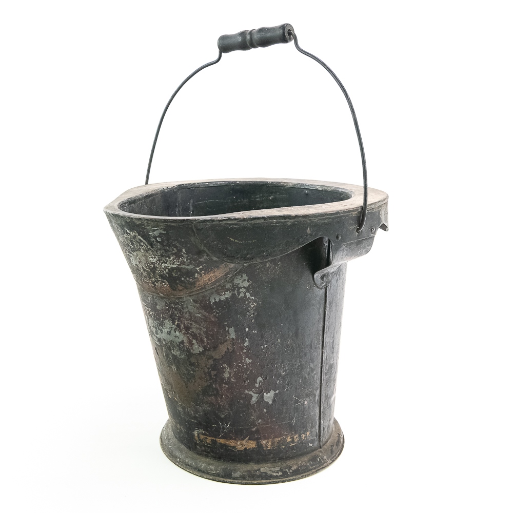 Antique American Toleware Commode Bucket/Slop Pail