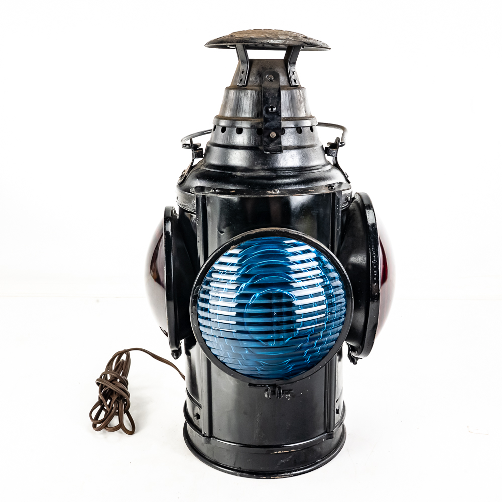 Vintage Dressel Arlington 4-Way RR Signal Lantern