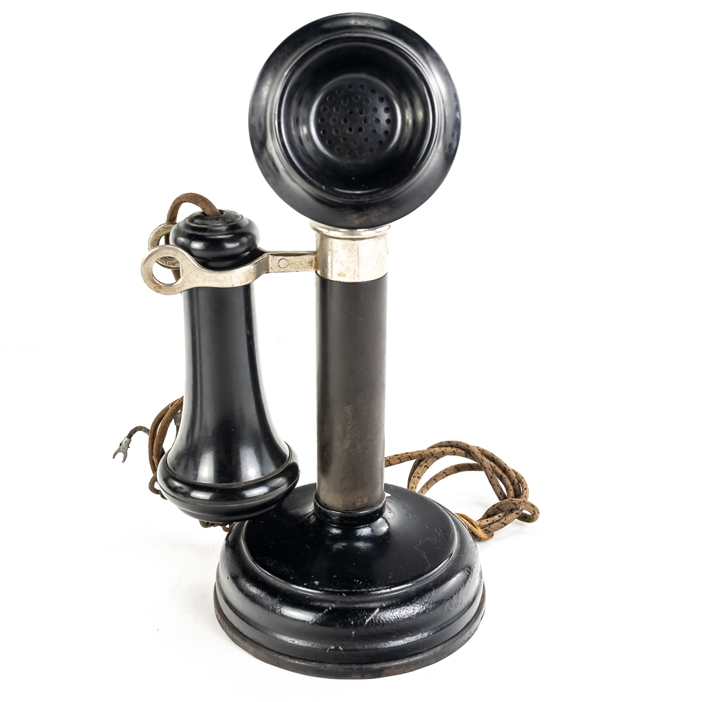 (2) Antique Candlestick Telephones