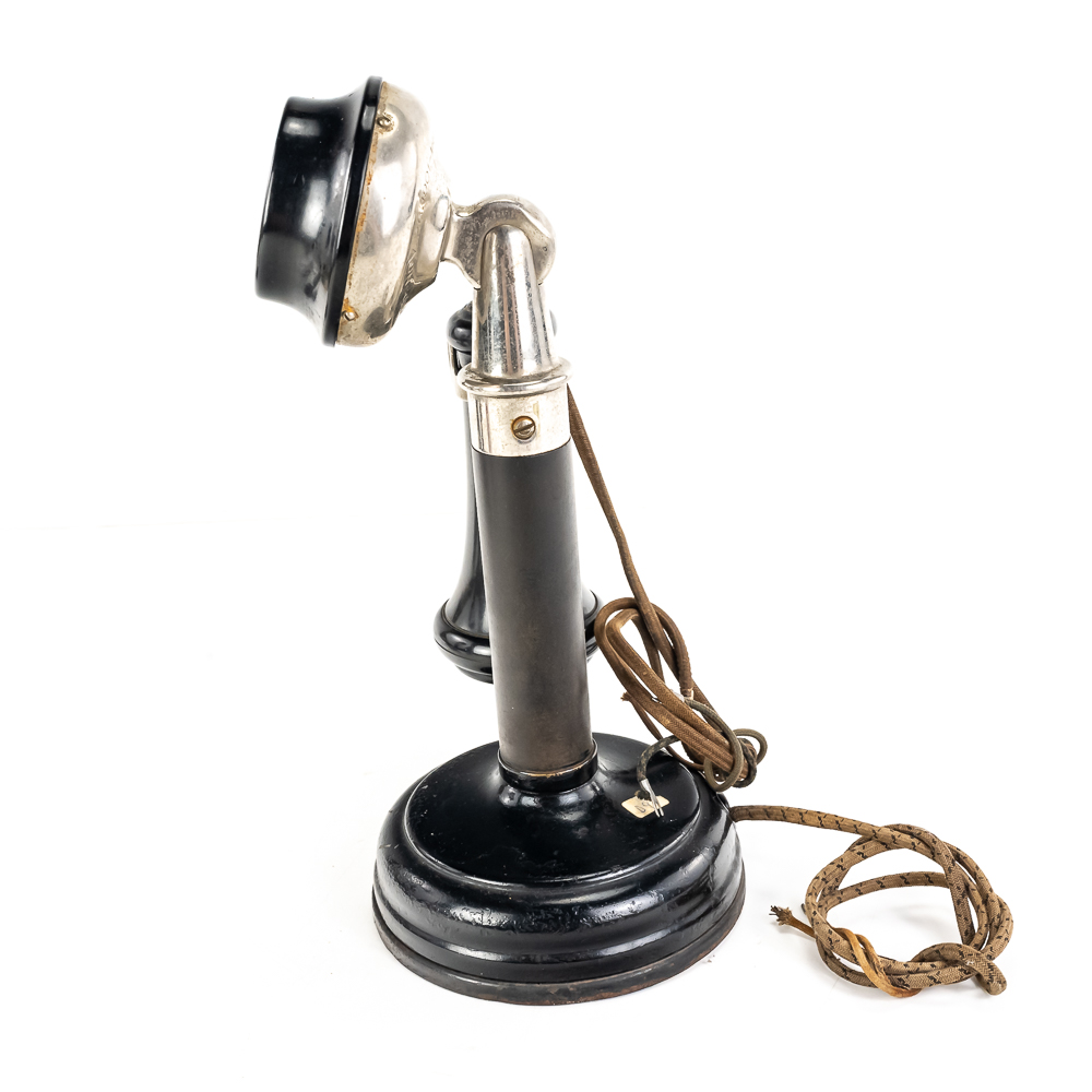 (2) Antique Candlestick Telephones