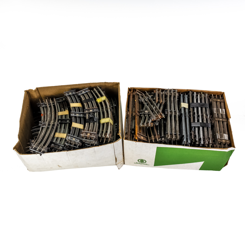 (142) Straight & (85) Curved O Gauge Tubular Track