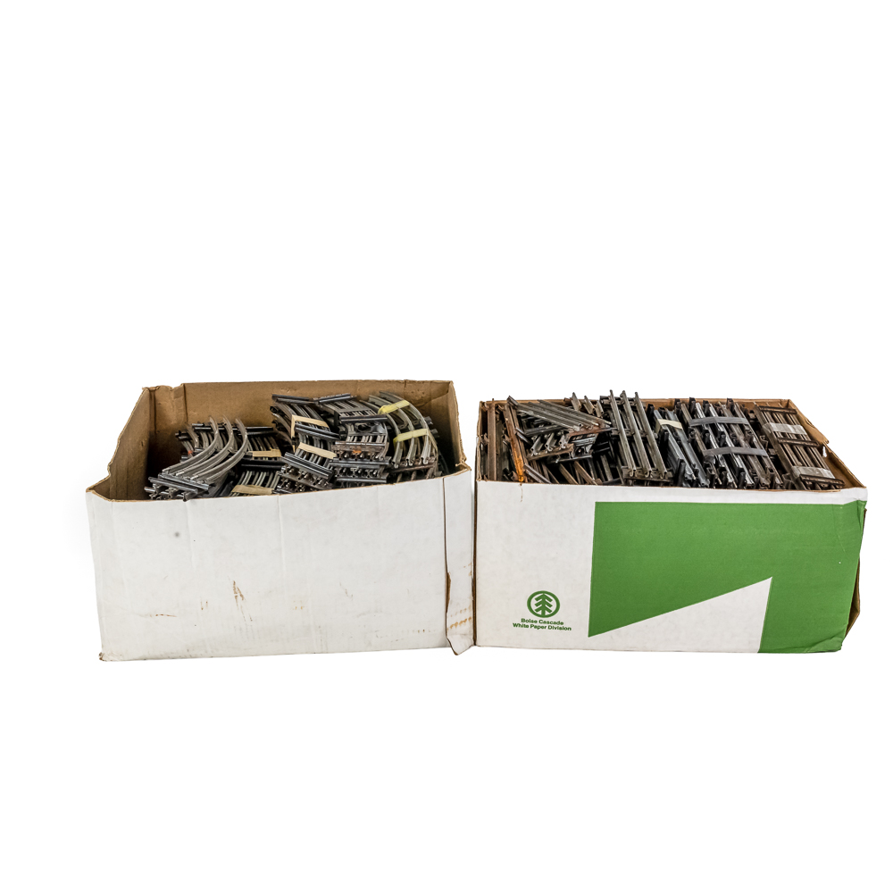 (142) Straight & (85) Curved O Gauge Tubular Track