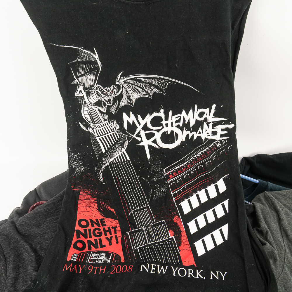 (11) Vintage Band Concert TShirt Collection