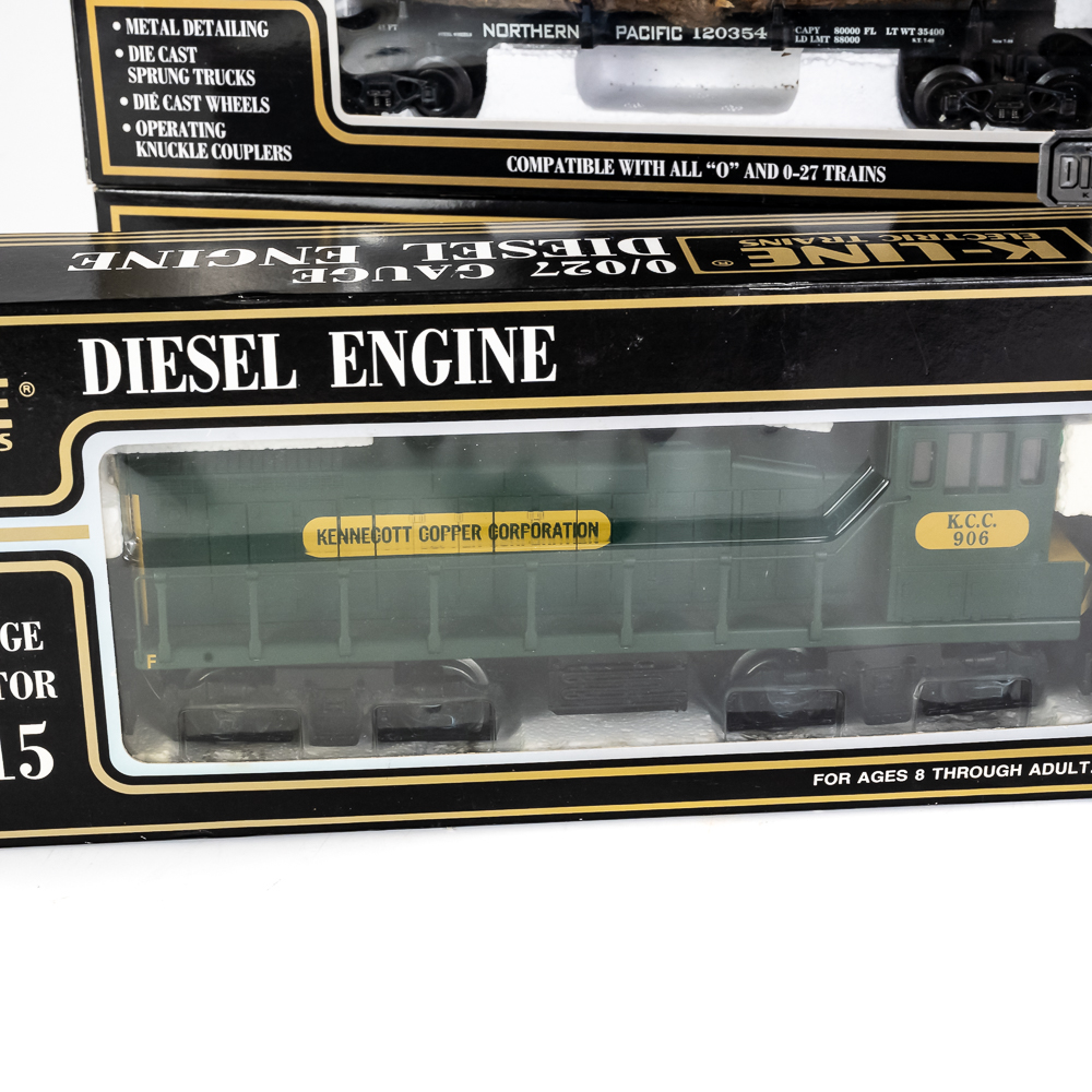 K-Line KCC Dual Motor MP-15 Diesel & (9) RR Cars
