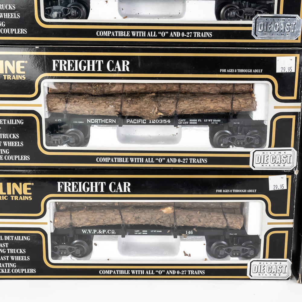 K-Line KCC Dual Motor MP-15 Diesel & (9) RR Cars