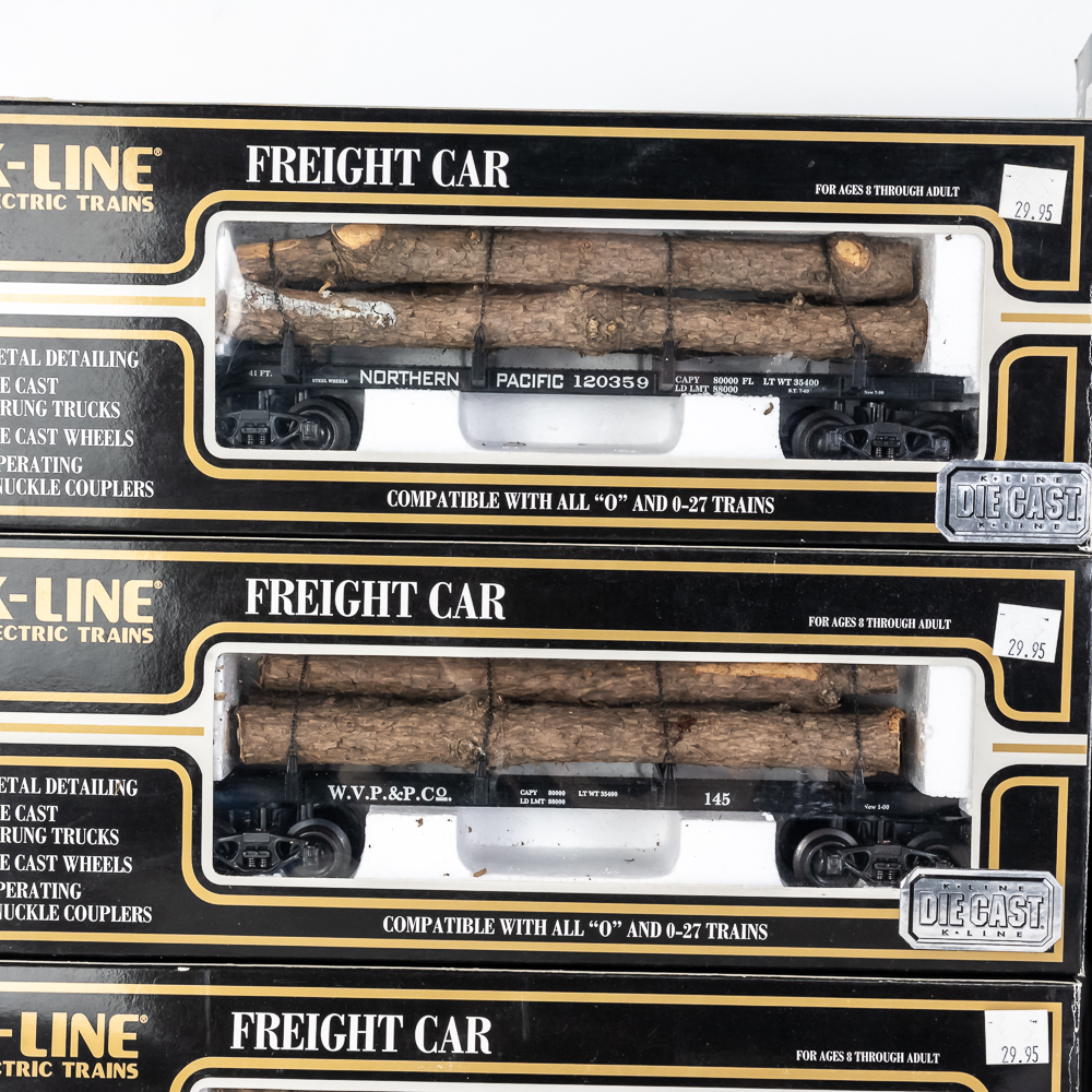 K-Line KCC Dual Motor MP-15 Diesel & (9) RR Cars