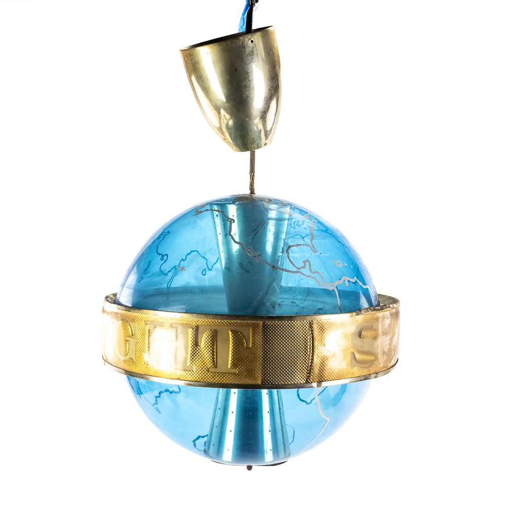 Vintage Schlitz Beer Rotating Lighted Globe Sign