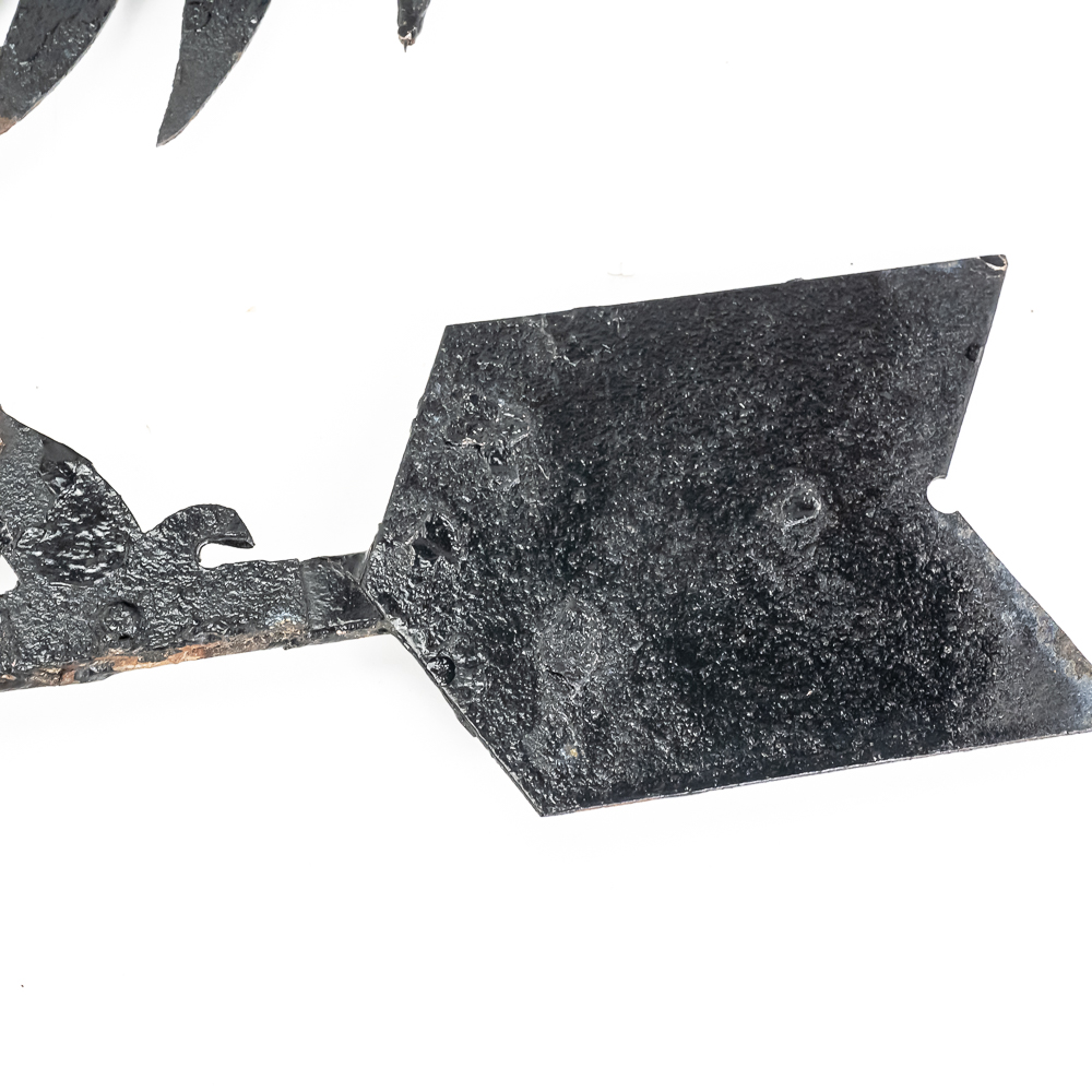 American Folk Art Sheet Metal Rooster Weathervane
