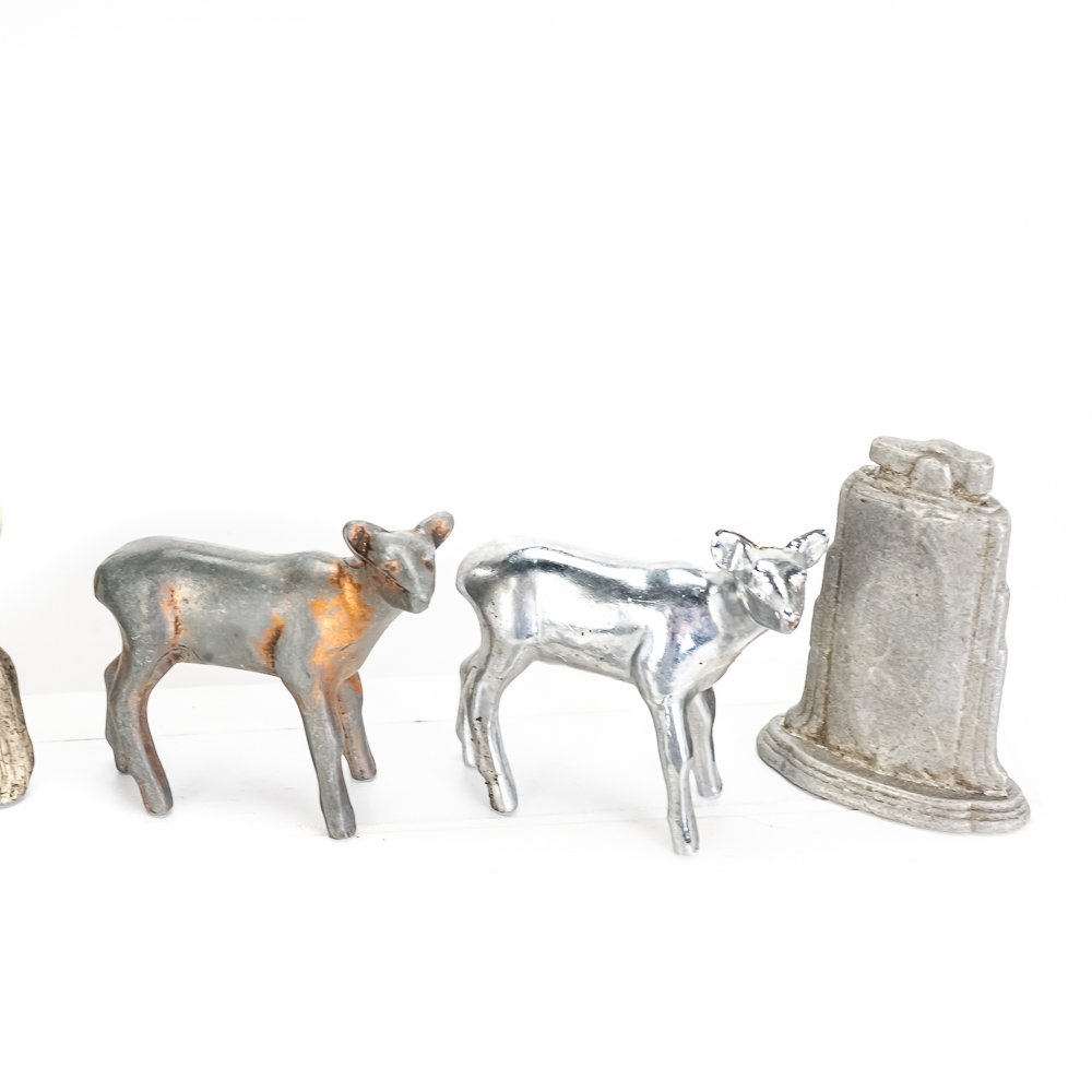 (18) Variety of Cast Metal Animal Figurines