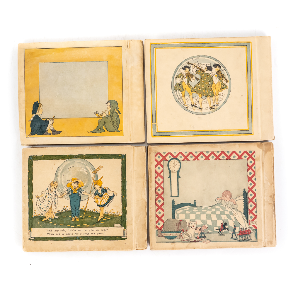 (12) Antique Bubble Books Complete Series 1-12