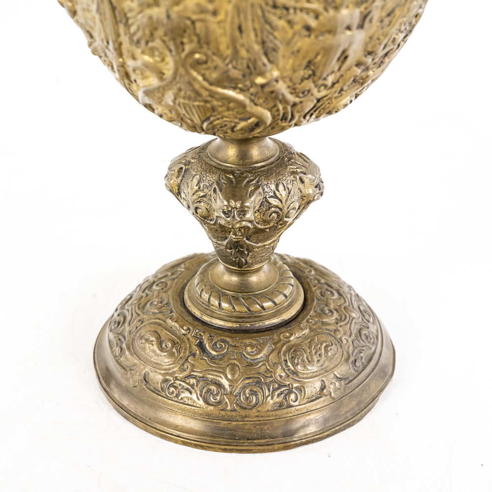 French Renaissance Revival Brass Ewer