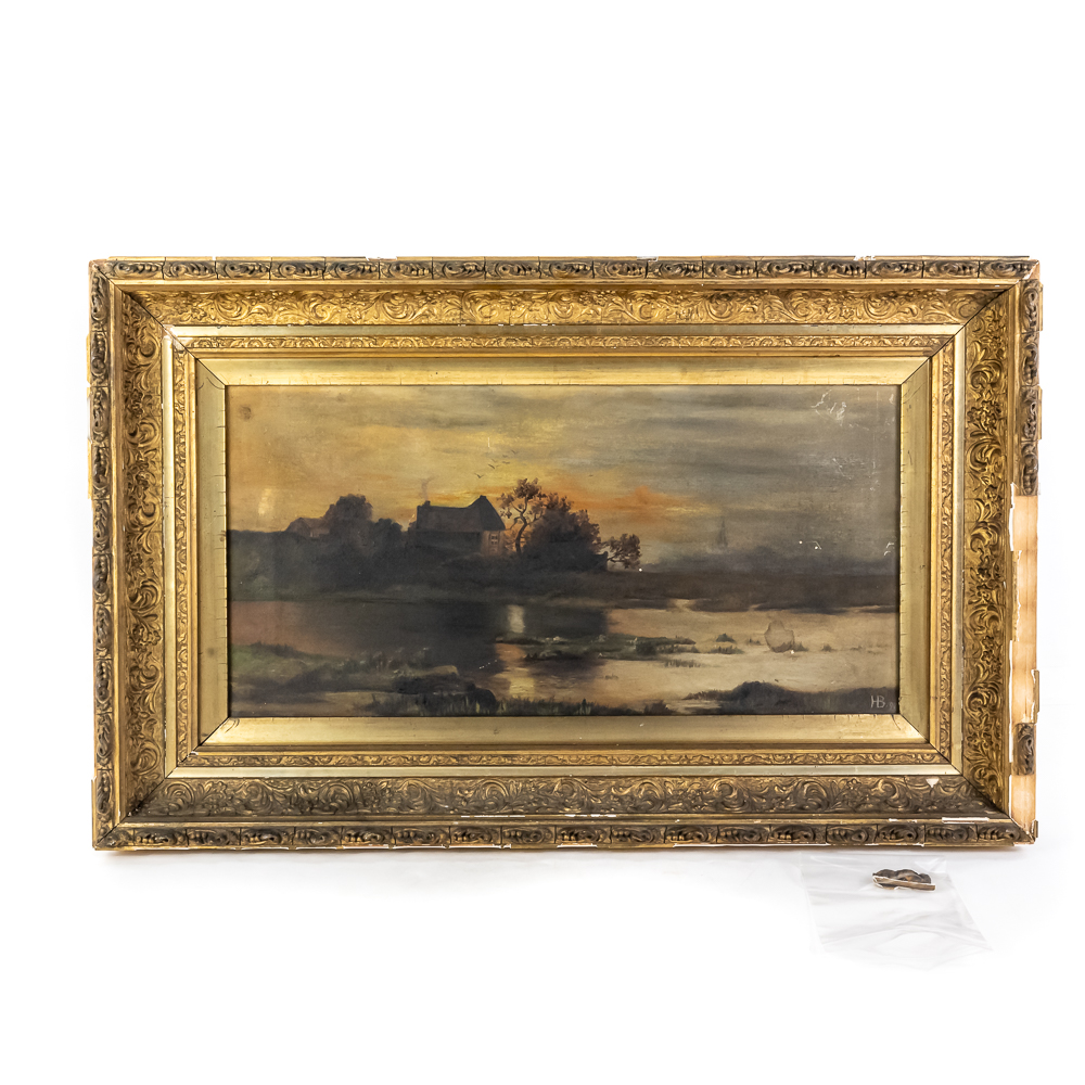 Oil on Canvas Landscape Painting