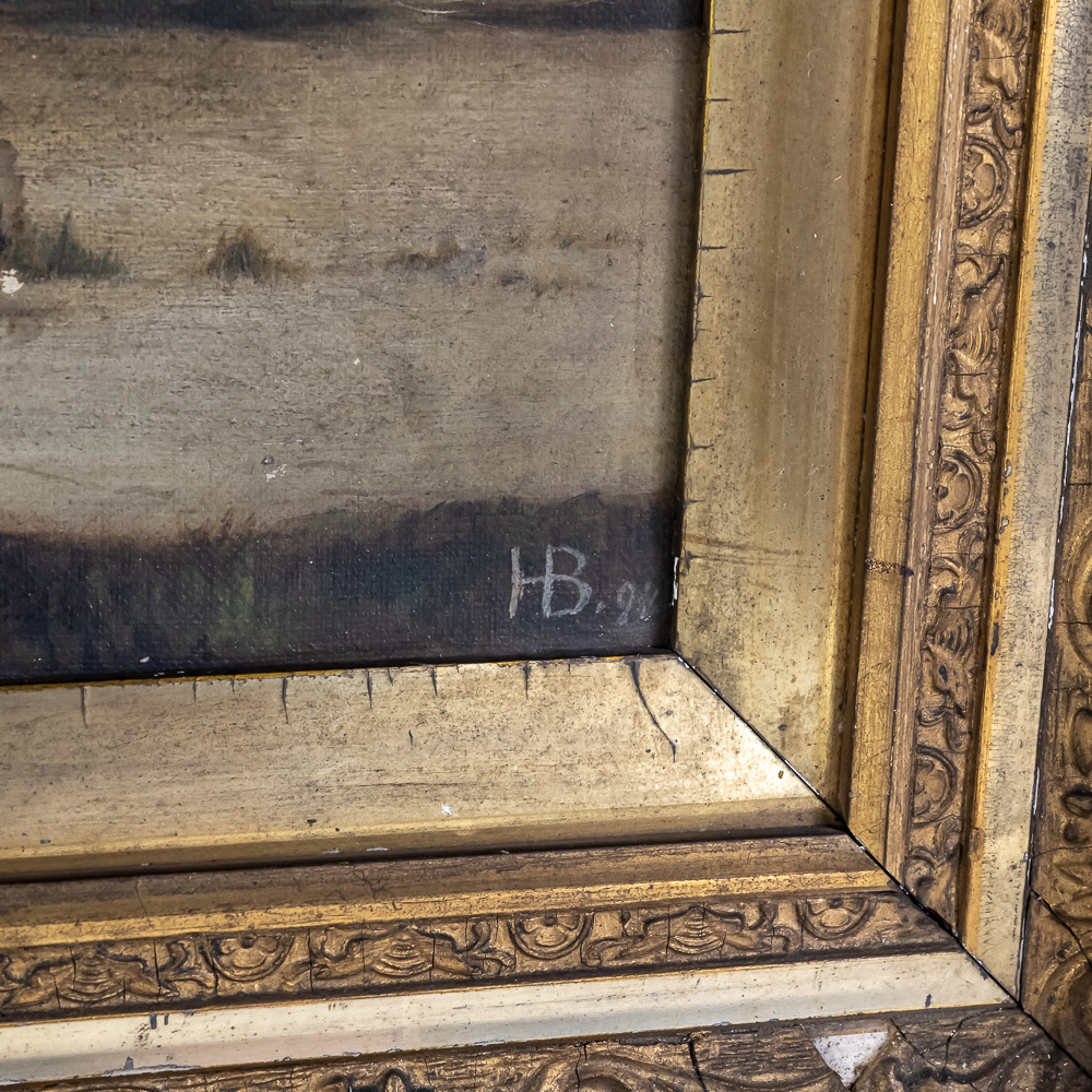 Oil on Canvas Landscape Painting