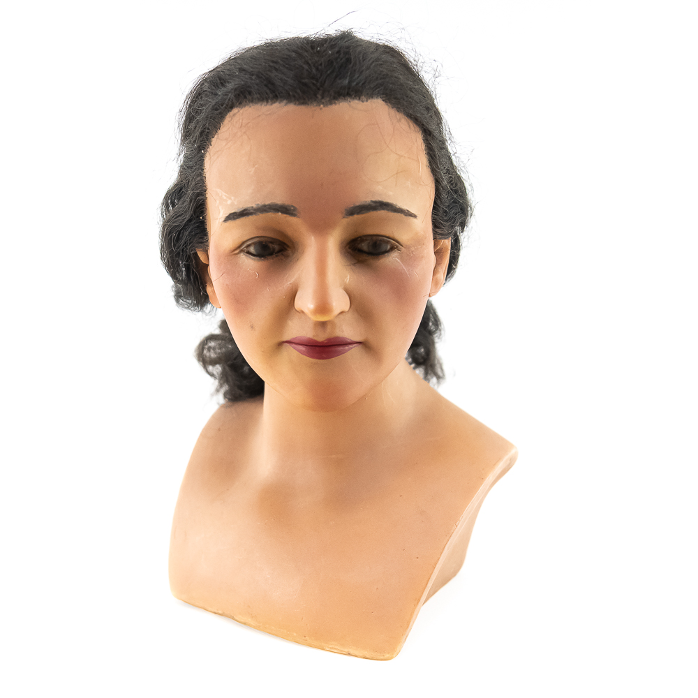 Life-Size Wax “Lily Becker" Bust- Of Debra Paget