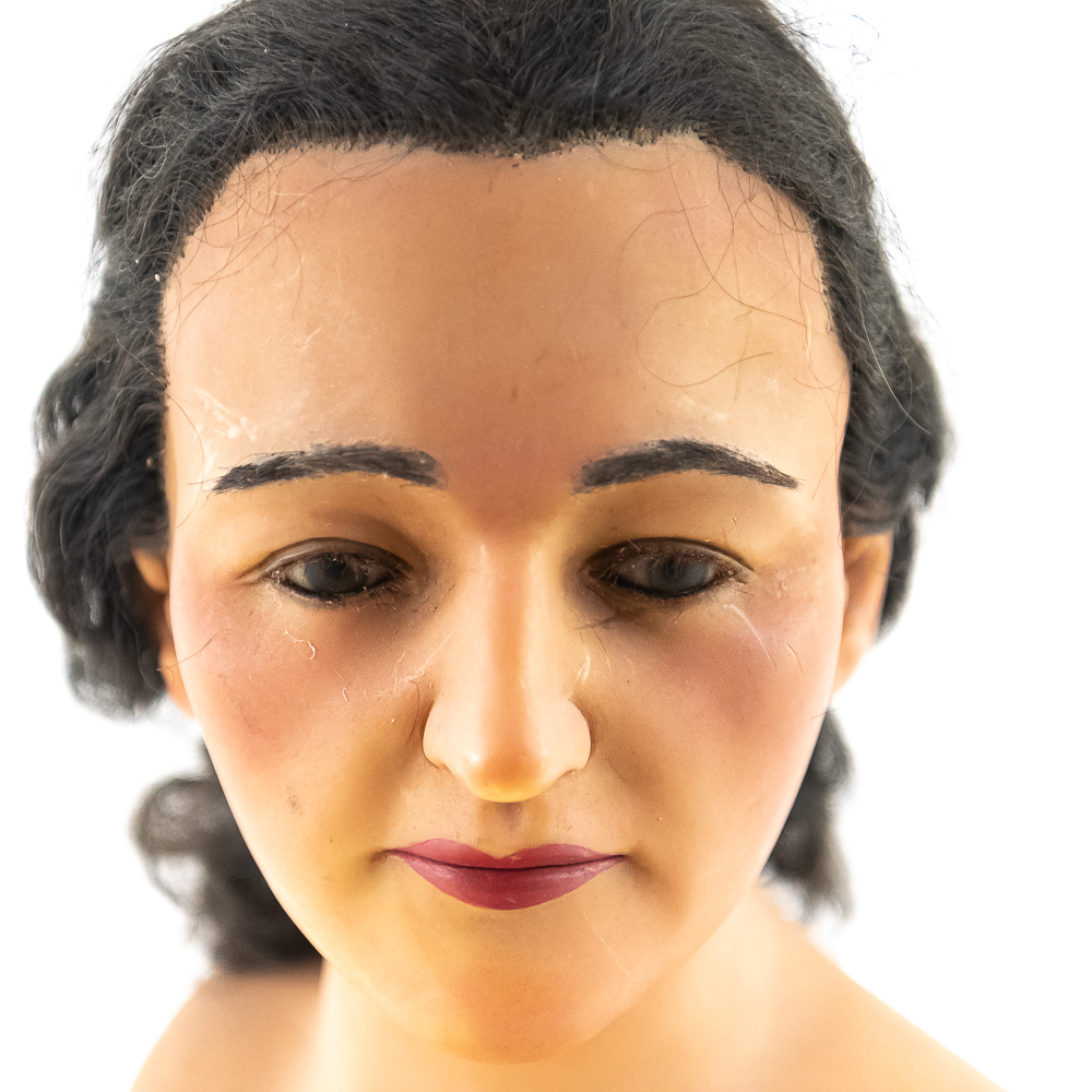 Life-Size Wax “Lily Becker" Bust- Of Debra Paget