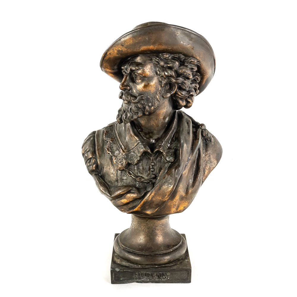 Peter Paul Rubens Spelter Portrait Bust
