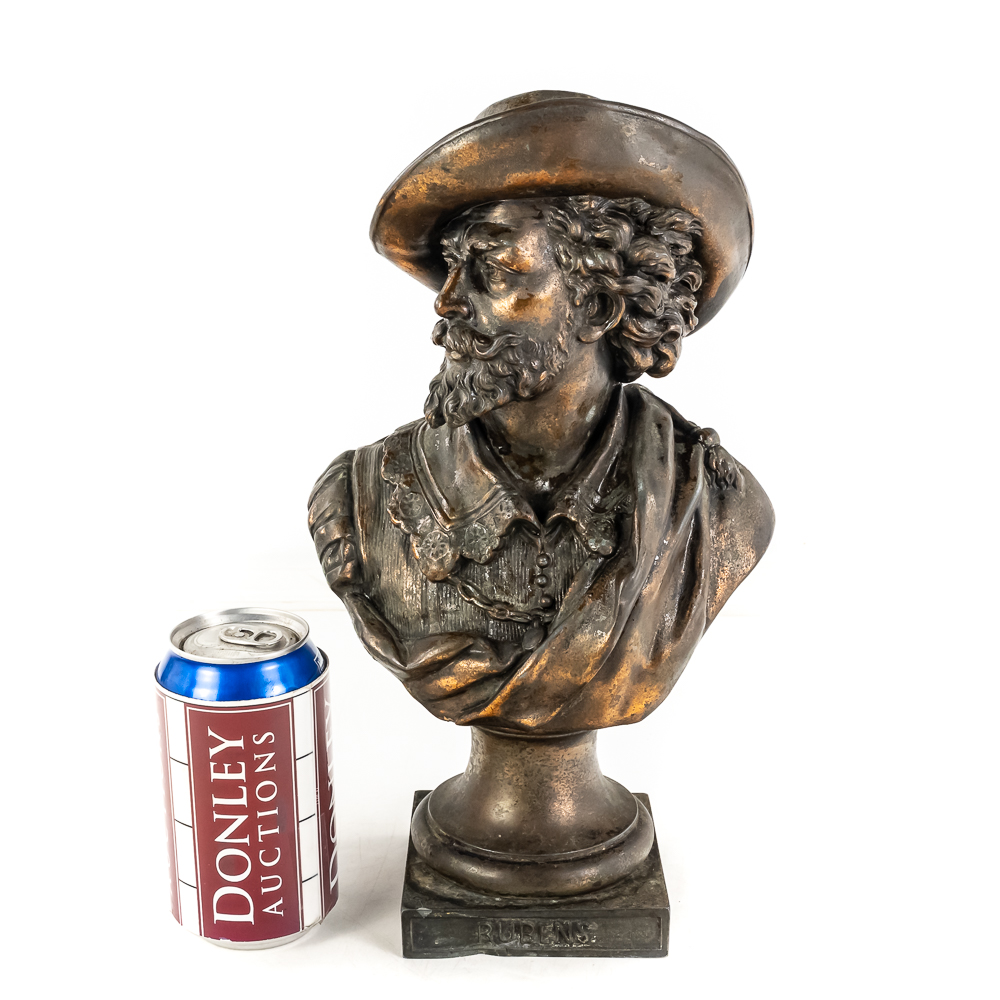 Peter Paul Rubens Spelter Portrait Bust