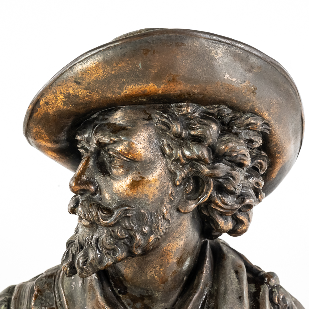 Peter Paul Rubens Spelter Portrait Bust