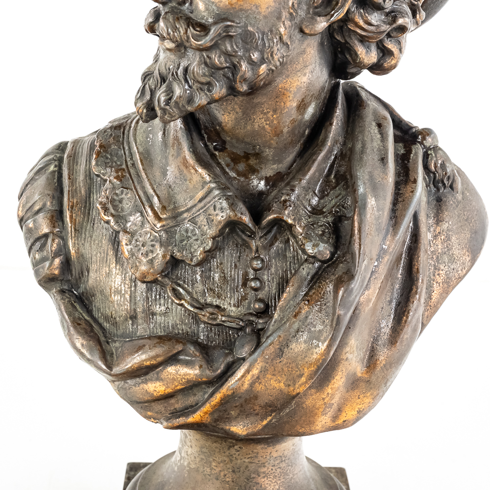Peter Paul Rubens Spelter Portrait Bust