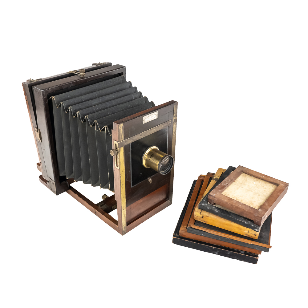 Antique American Optical Co Folding Field Camera