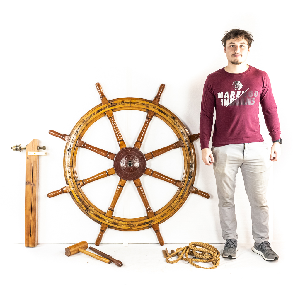 Western Block Co Ship Wheel & Tackle