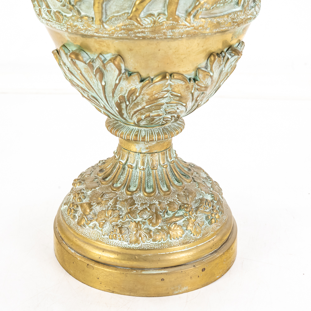 Large French Renaissance Revival Brass Ewer
