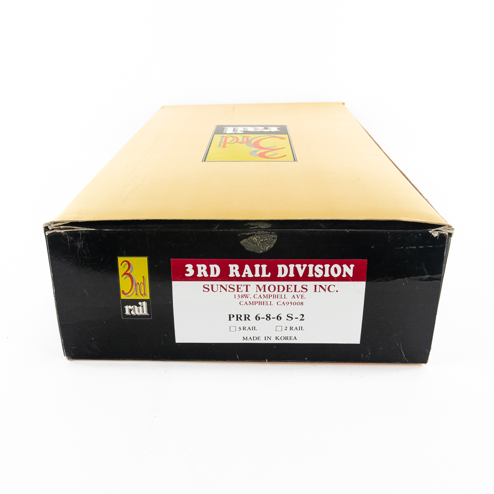 3rd Rail Sunset Models PRR 6-8-6 S2 Engine wTender